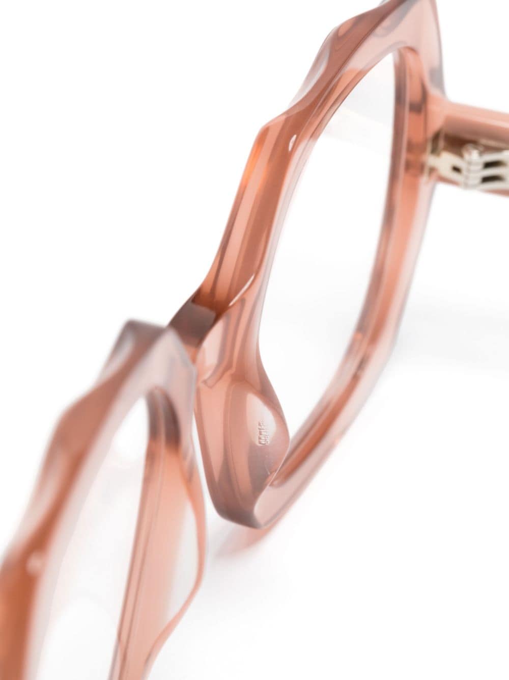 Chloé Eyewear Bril met oversized montuur Roze