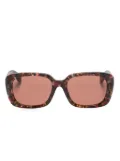 Chloé Eyewear square-frame sunglasses - Brown