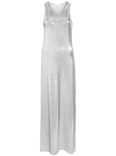 Rabanne metallic-finish sleeveless dress