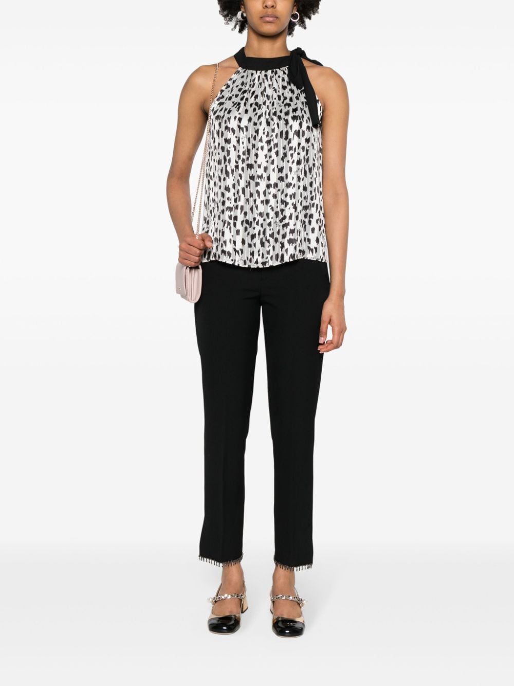 LIU JO Blouse met abstracte print - Wit