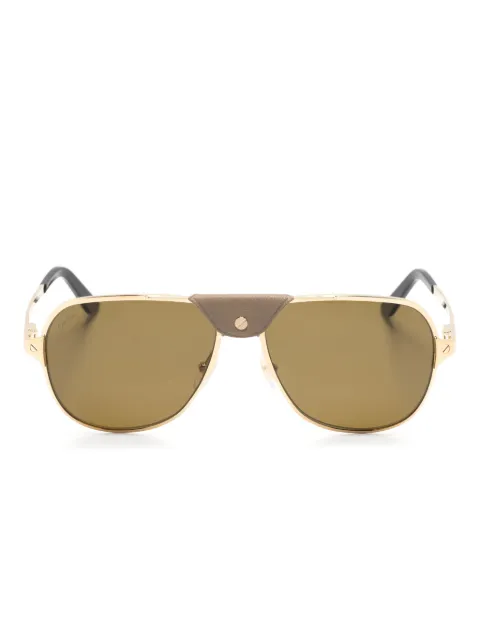 Cartier Eyewear Santos de Cartier pilot-solbriller
