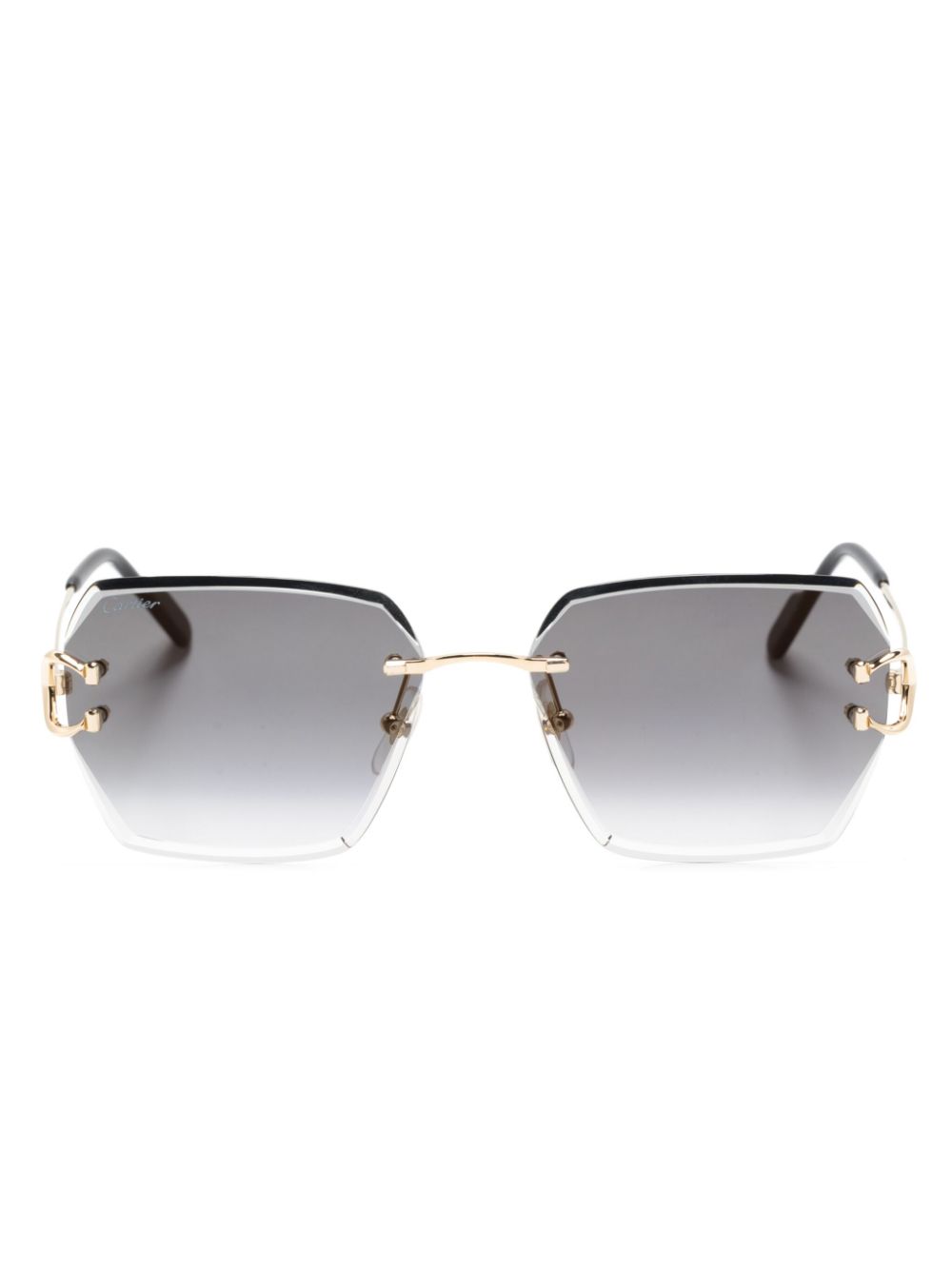 Cartier Eyewear Signature C de Cartier geometric frame sunglasses