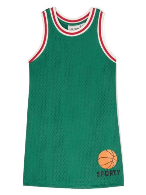 Mini Rodini Basketball mesh tank dress