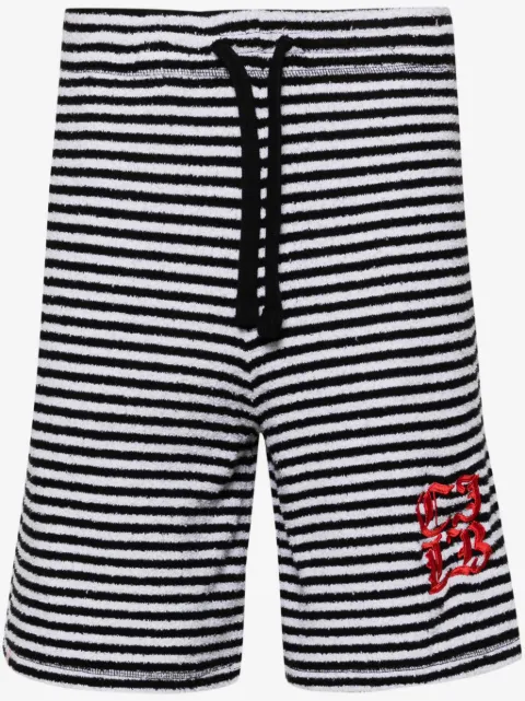Charles Jeffrey Loverboy shorts de toalla a rayas