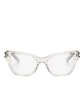 Saint Laurent Eyewear SL472 cat-eye-frame glasses - Grey