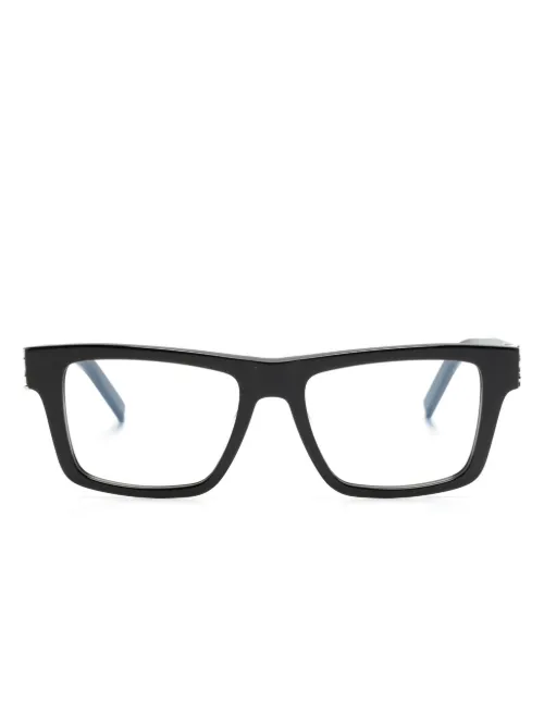 Lunettes de vue à monture d'inspiration wayfarer - Saint Laurent Eyewear - Modalova