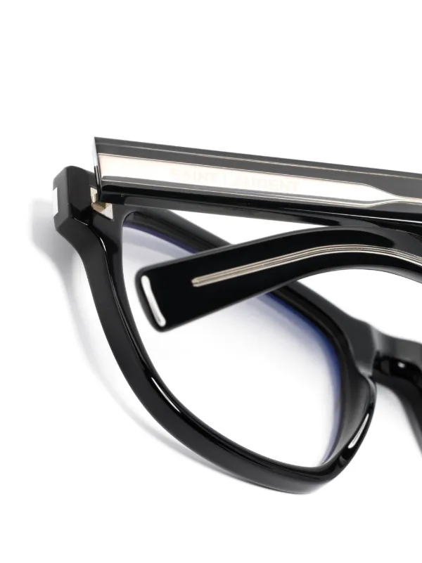 Saint Laurent Eyewear SL664 スクエア眼鏡フレーム | ブラック