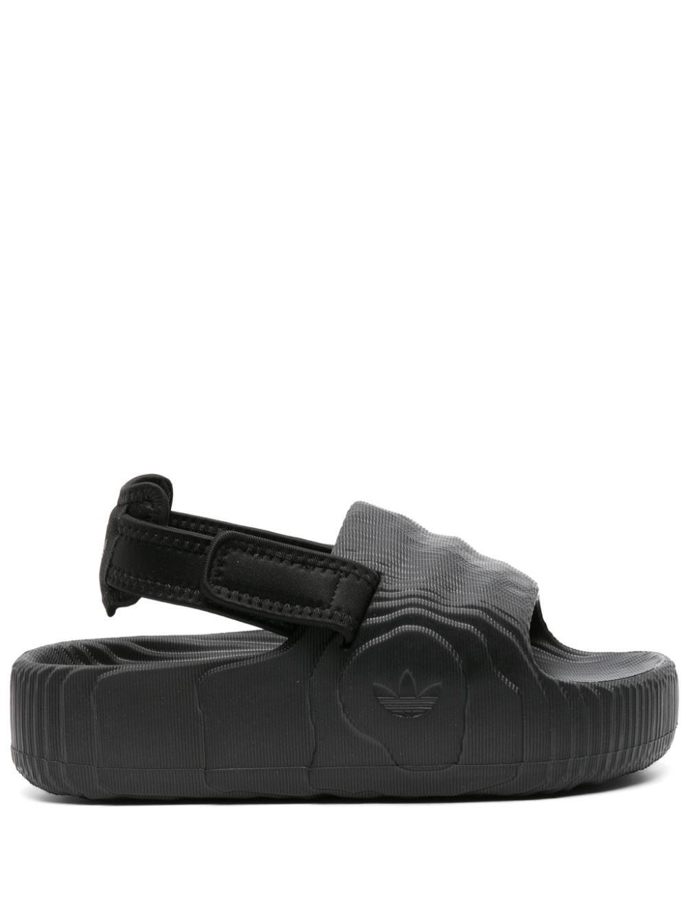 Adidas Originals Adilette 22 Slingback Slides In Black