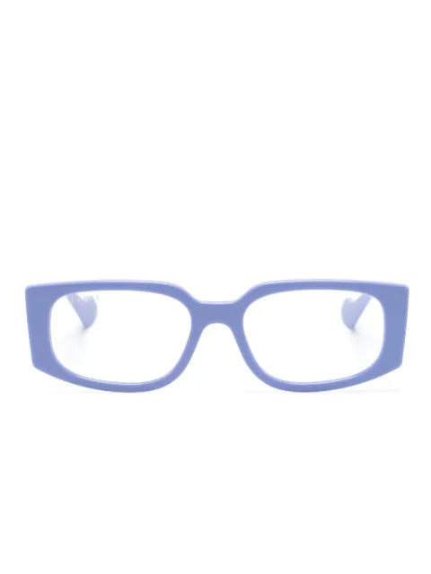 Gucci Eyewear Double-G rectangle-frame glasses