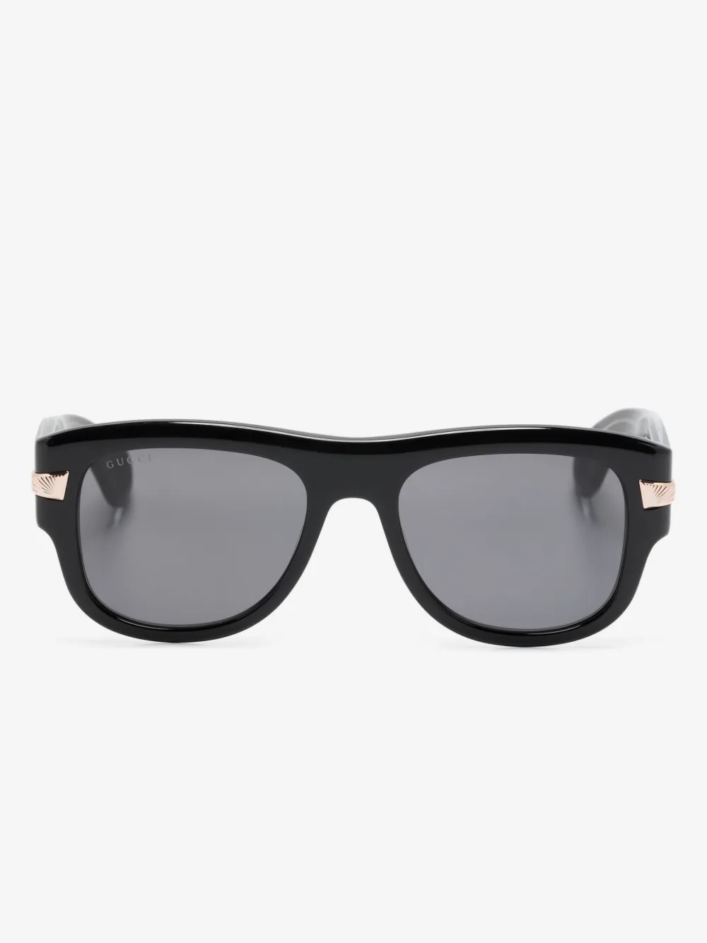 Gucci Eyewear 스퀘어 프레임 선글라스 | 블랙 | Image 1