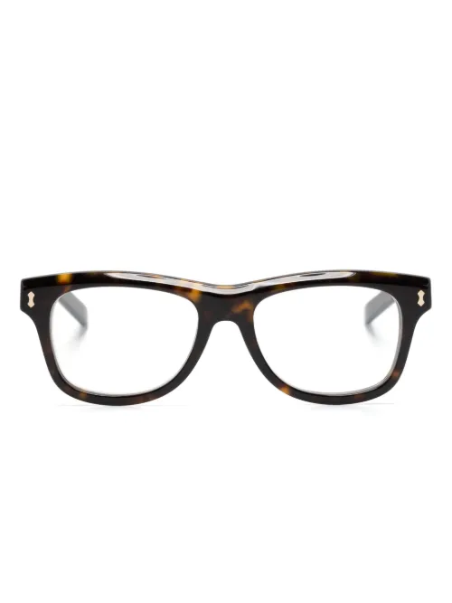 Lunettes de vue rectangulaires - Gucci Eyewear - Modalova