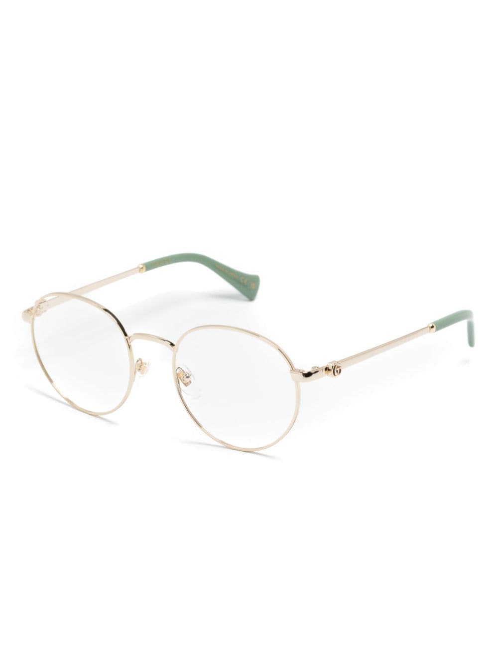 Gucci Eyewear GG1594O bril met rond montuur Goud
