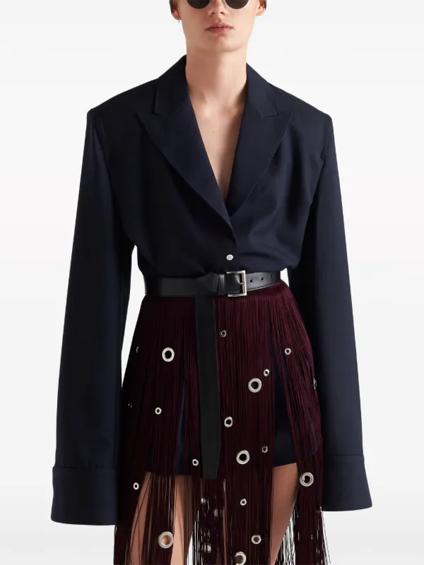 Prada single-breasted Pinstripe Jacket - Farfetch