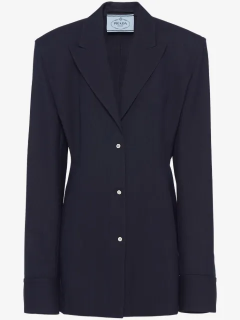 Prada single-breasted pinstripe jacket