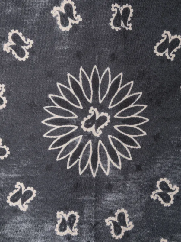 Golden Goose paisley-print Silk Scarf | Grey | FARFETCH KW