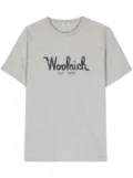 Woolrich embroidered-logo cotton T-shirt - Grey