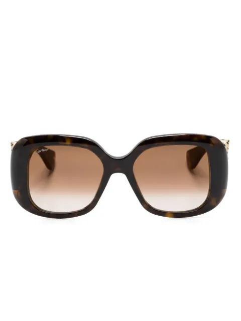 Cartier Eyewear oversize-frame sunglasses