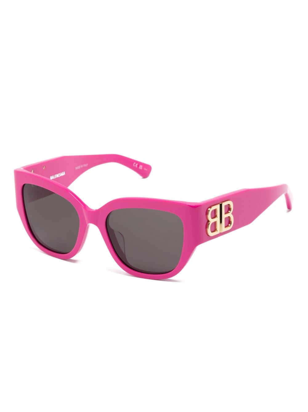 Balenciaga Eyewear Zonnebril met vlindermontuur Roze