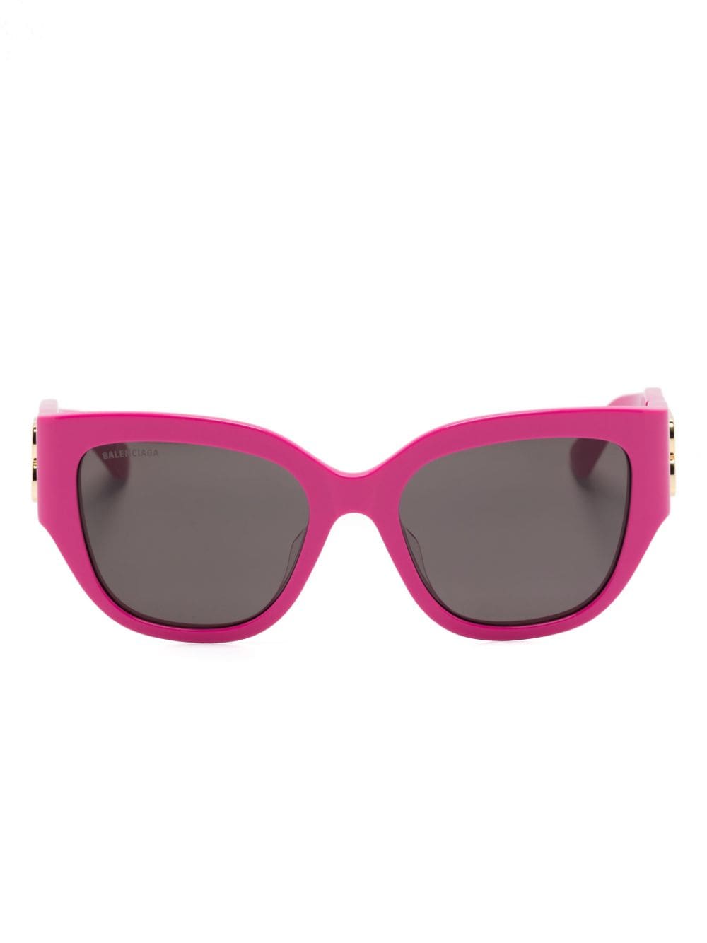 Balenciaga Eyewear Zonnebril met vlindermontuur Roze