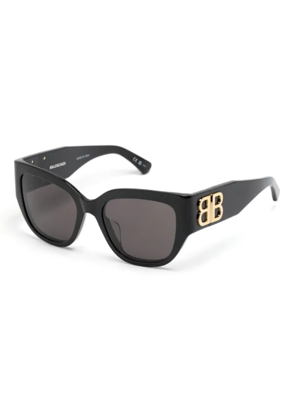 独特な店 Balenciaga Eyewear キャットアイ サングラス | ブラック 小物