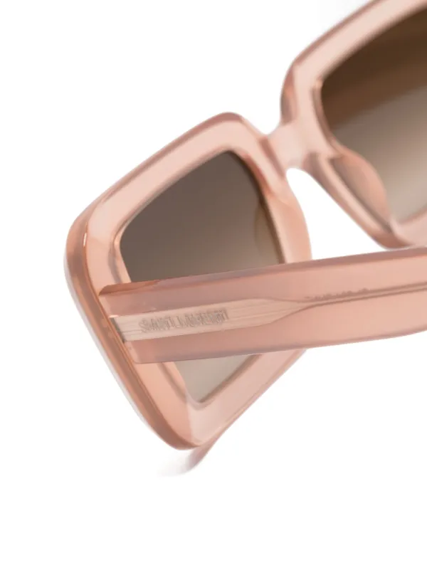 Saint Laurent Eyewear SL 534 スクエアフレーム サングラス | ピンク