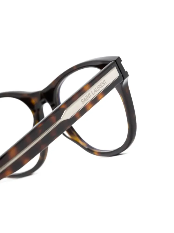 Saint Laurent Eyewear Lunettes De Vue a Monture d inspiration Wayfarer Noir FARFETCH MA