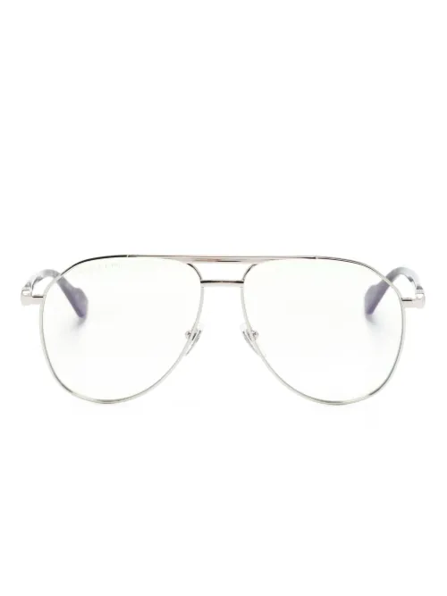 Lunettes de soleil à monture pilote - Gucci Eyewear - Modalova