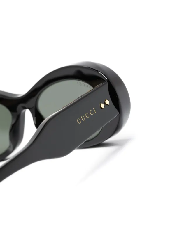 GUCCI サングラス GG2401 オーバル ブラックレンズ・フレーム GG オーバルフレーム サングラス ・ブラック | GUCCI公式