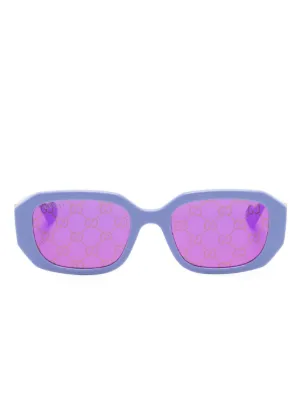 Gucci Eyewear キャットアイ サングラス | パープル | FARFETCH JP
