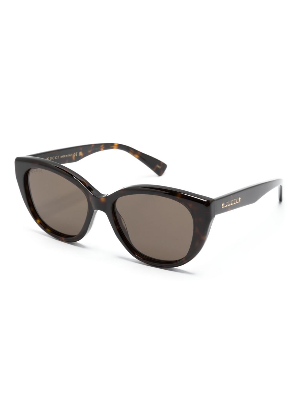 Gucci Eyewear tortoiseshell cat-eye sunglasses - Bruin