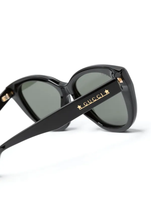 Gucci Eyewear cat eye Sunglasses Black FARFETCH AE