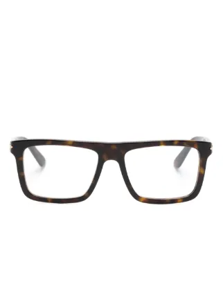 Gucci Eyewear Tortoiseshell square-frame Glasses | Brown  display picture 2