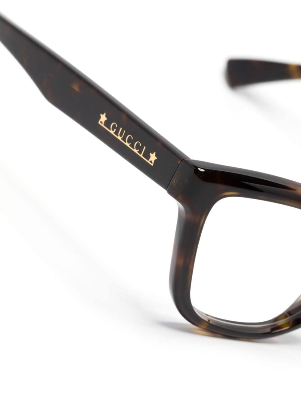Shop Gucci Gg1589o Cat-eye Glasses In Brown