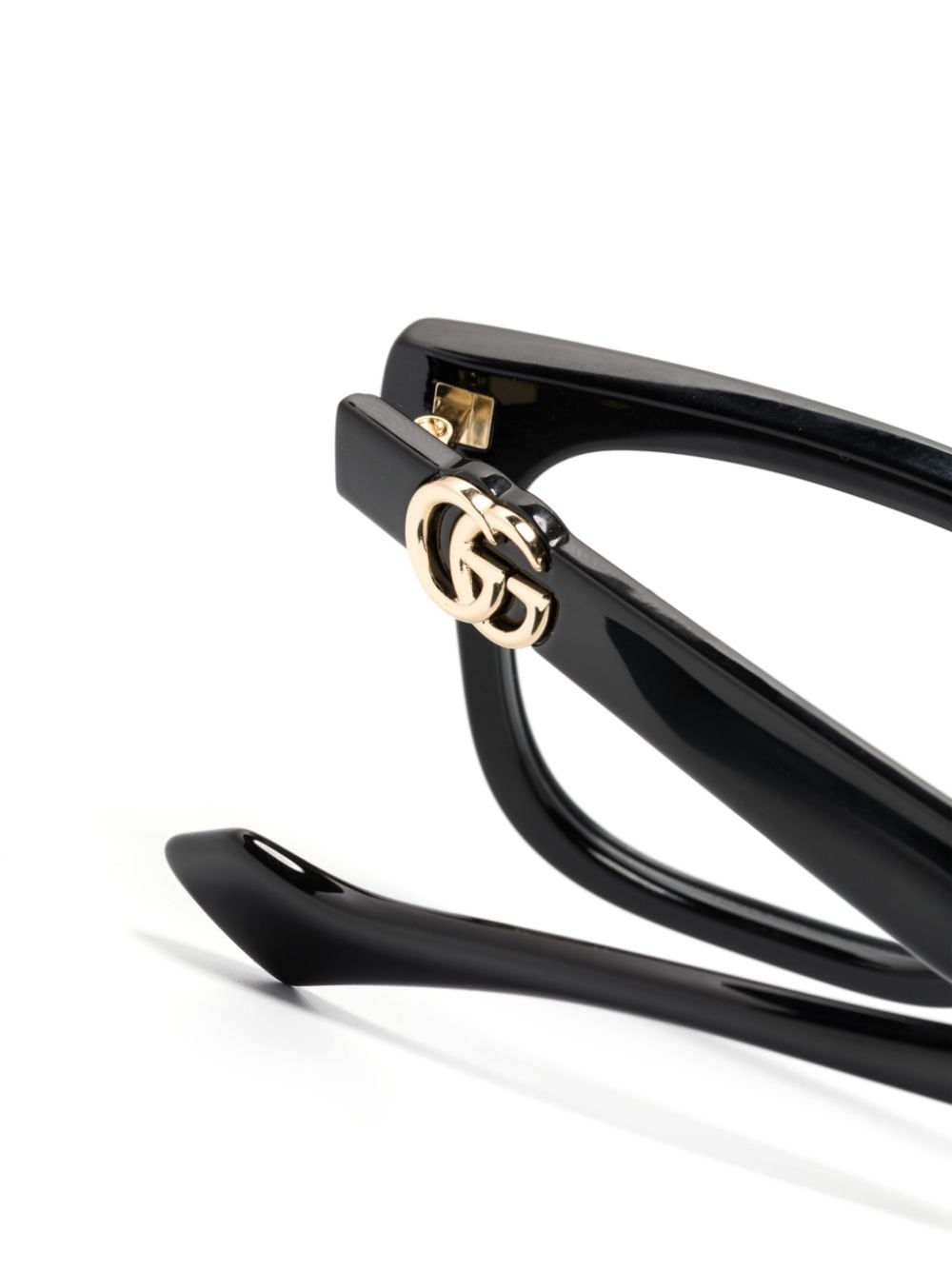 Shop Gucci Gg1536o Square-frame Glasses In Black