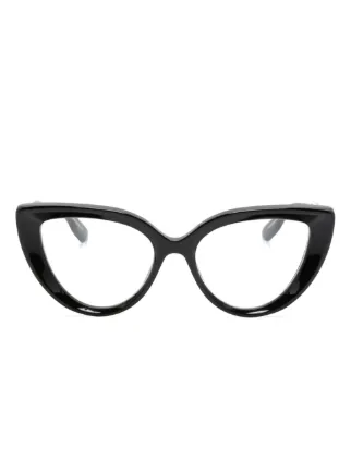 【関税込み】Gucci ブラック G String キャットアイメガネ Gucci G String Cat-Eye Sunglasses in Black | Lyst Canada