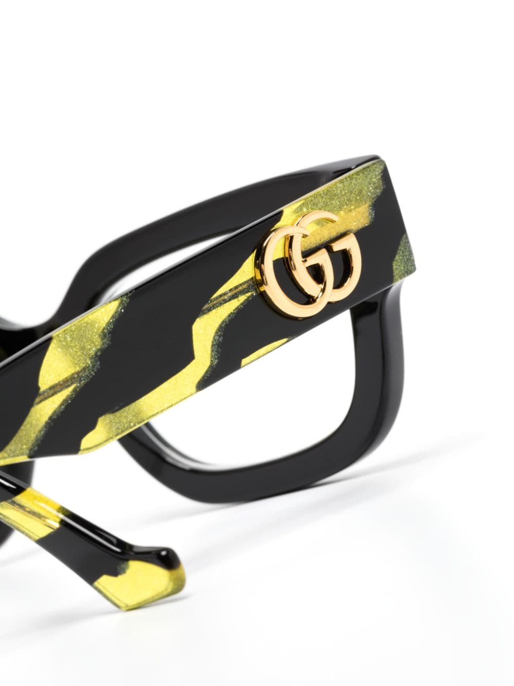 Shop Gucci Gg1548o Square-frame Glasses In Black
