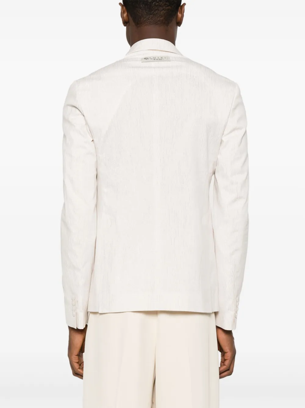 AMIRI Blazer met metallic-effect Beige