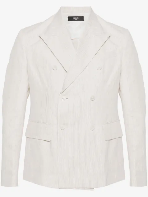 AMIRI metallic-threading blazer