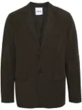 ASPESI single-breasted taffeta blazer - Green