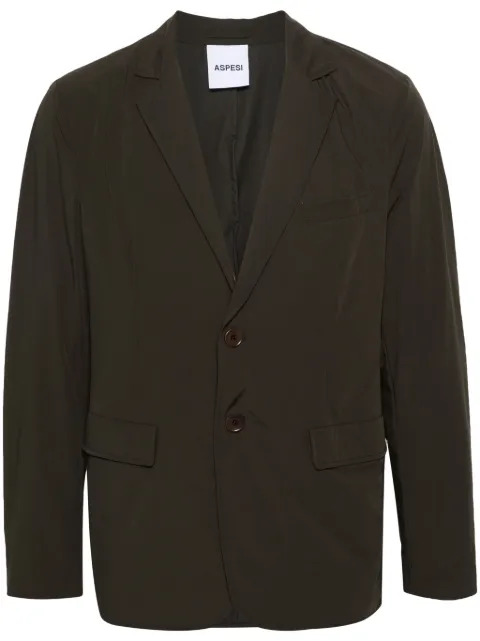 ASPESI single-breasted taffeta blazer