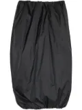 Amomento elasticated-trim shirring top - Black