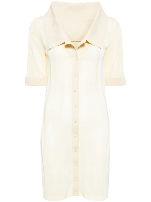 【関税込み】JACQUEMUS ミニドレス Jacquemus ニット ミニドレス | ブルー | FARFETCH JP