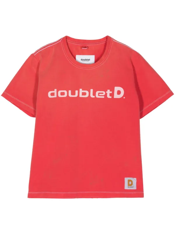 Doublet ロゴ Tシャツ | レッド | FARFETCH JP