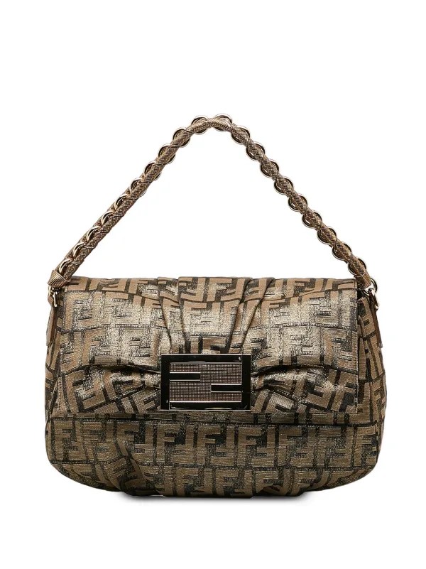 Fendi Pre Owned 2000 2010 Zucca Mia Shoulder Bag Farfetch