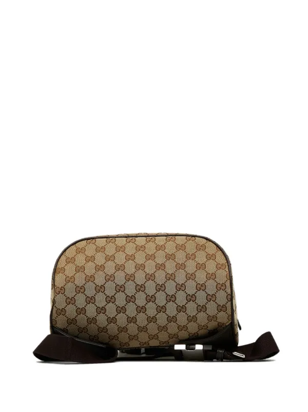 Gucci Pre Owned 2016 2022 GG Canvas Belt Bag Farfetch