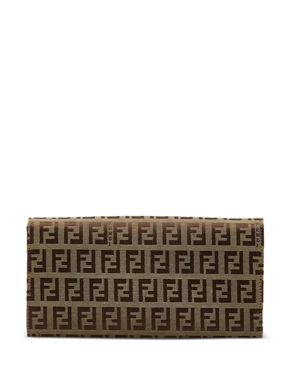 Fendi Pre-Owned Zucchino Continental wallet - Bruin