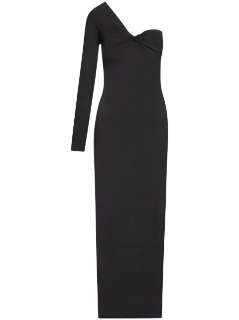 Courrèges one-shoulder maxi dress