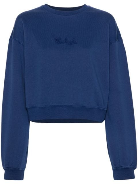 Woolrich logo-embroidered cotton sweatshirt