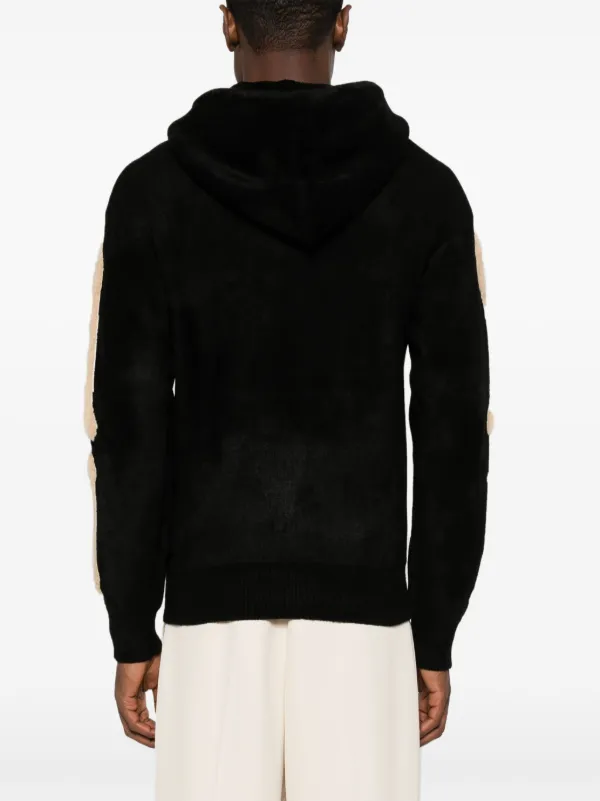 AMIRI Bones logo-embroidered Hoodie | Black | FARFETCH