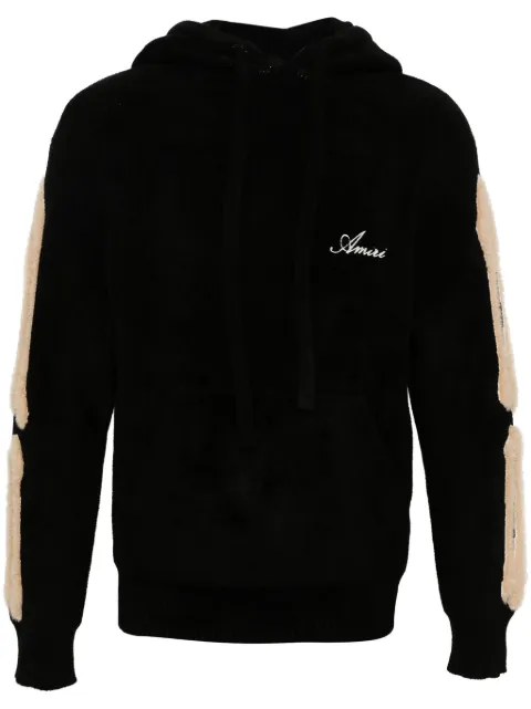 AMIRI Bones logo-embroidered hoodie